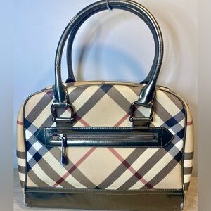 BURBERRY TOP HANDLE LARGE SATCHEL BAG 💯Authentic!